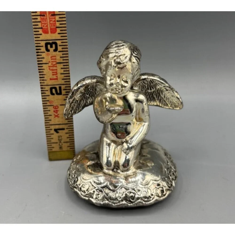 Silver Angel Figurine Home Accent